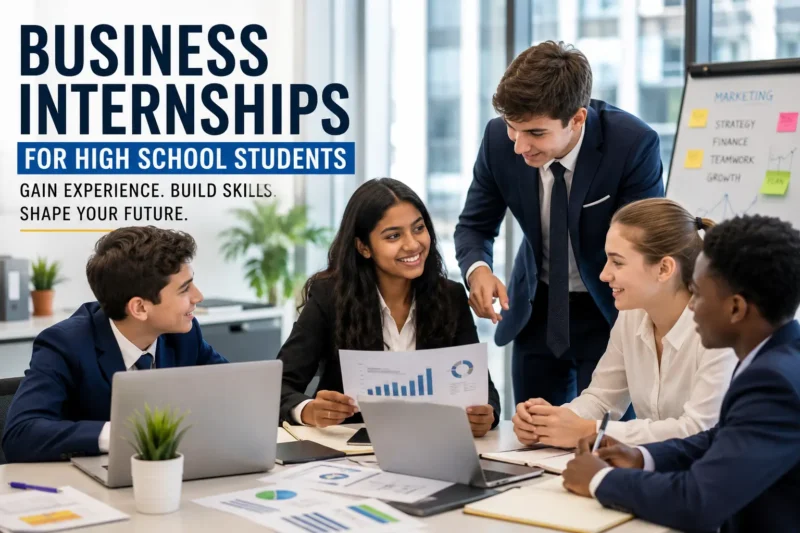 Business Internships for High School Students: 15 Best Programs for 2026