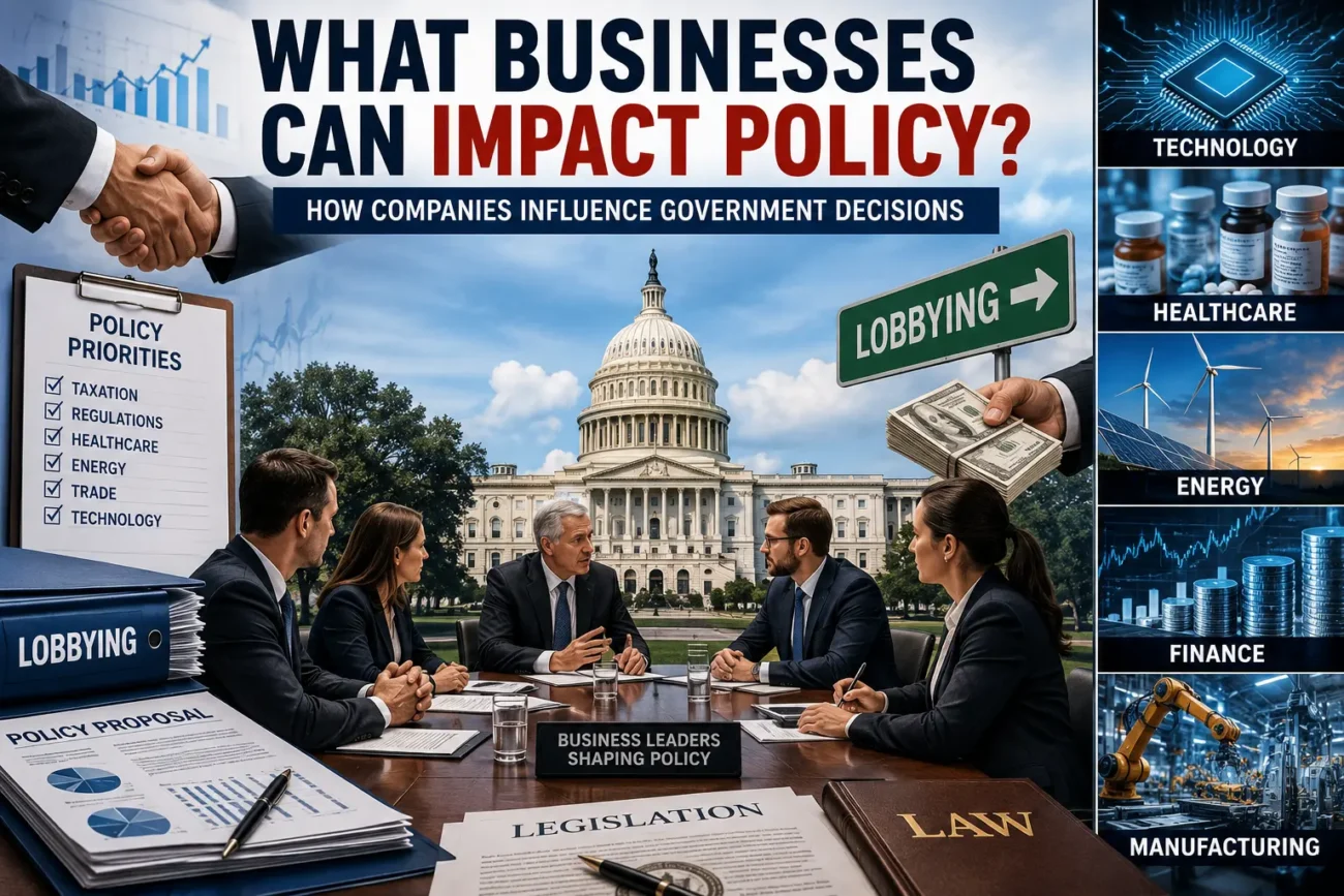 what businesses can impact policy