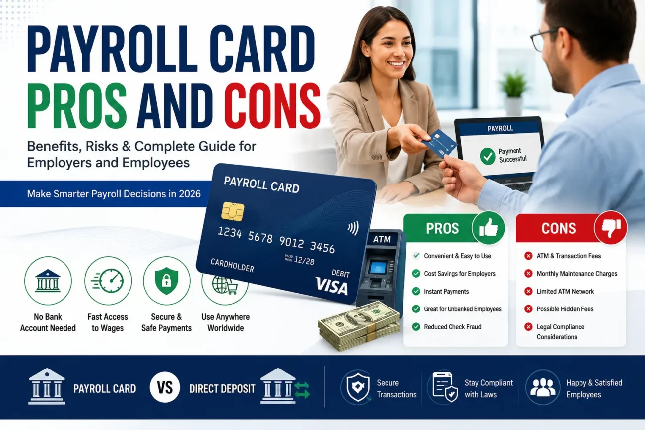 payroll card pros and cons