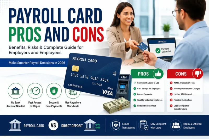 payroll card pros and cons