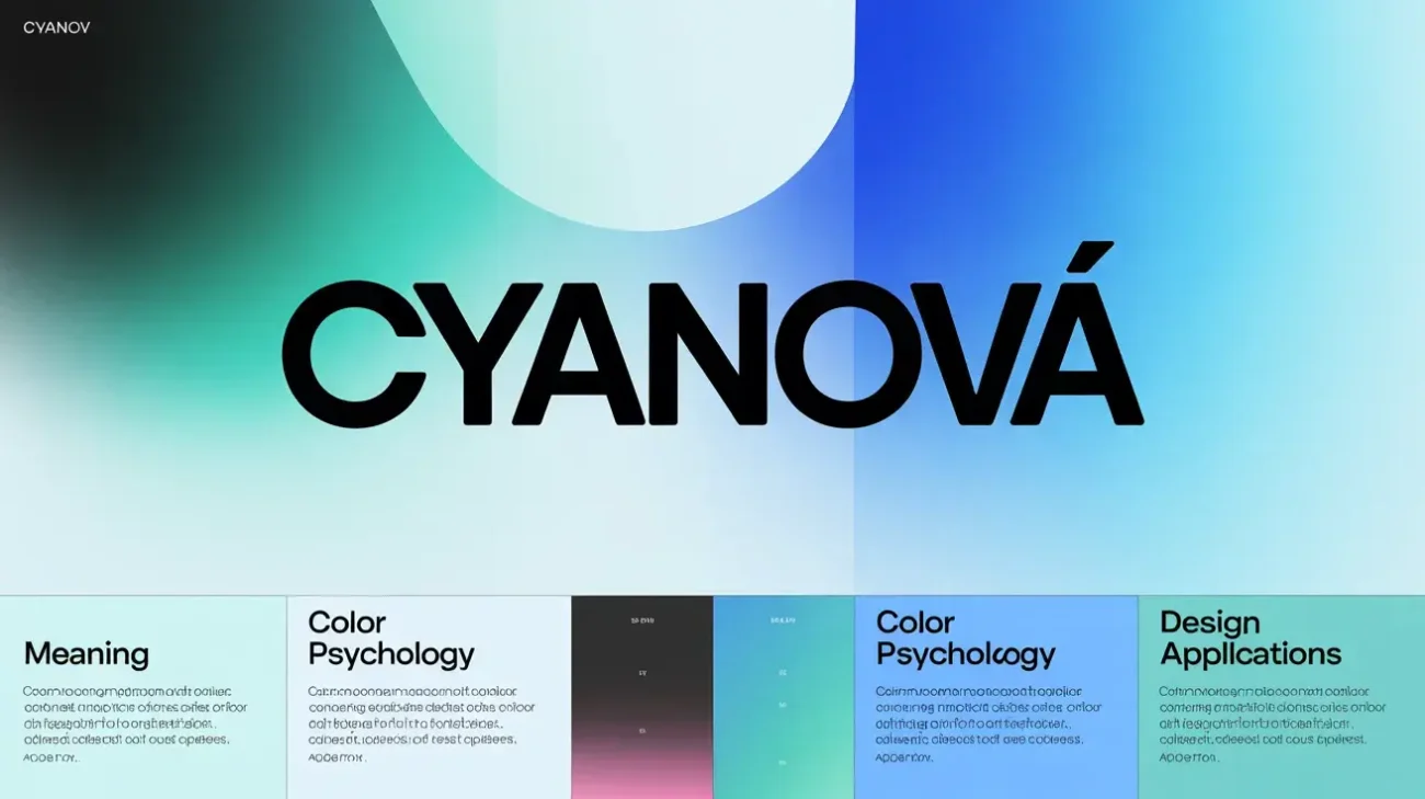 cyanová